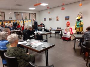de sint op bezoek